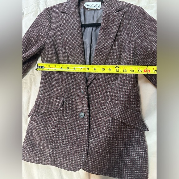 Vintage purple wool blazer - Picture 7 of 7